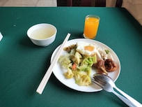 盛り付け失敗 でもおいしい朝食