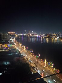 View from the rooftop lounge
