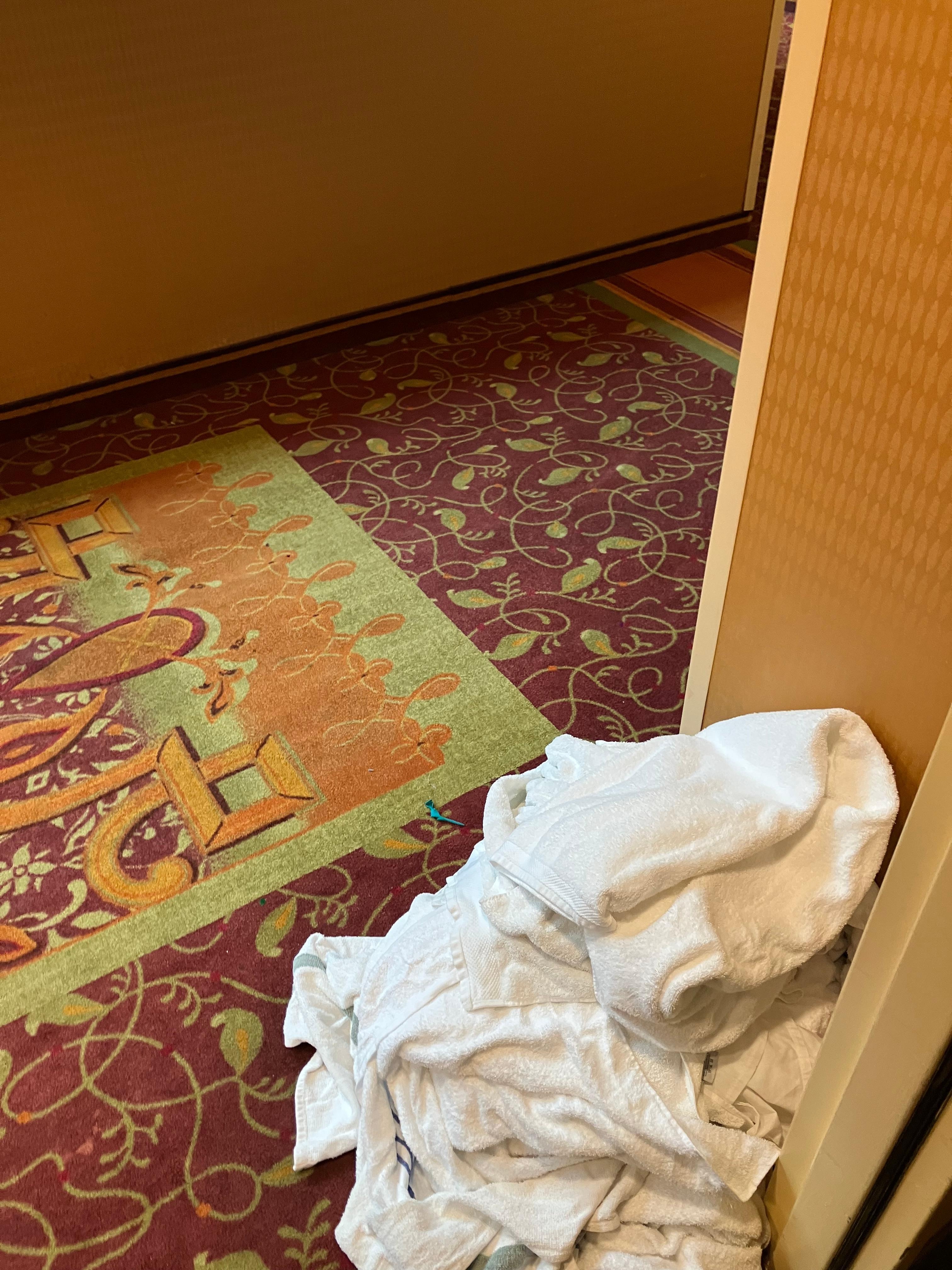 Never got housekeeping so we had done this twice with our towels. we sstuck them out in the hallways. And every time wed go down and outside to smoke we would take a walmart size bag of gragbage down  because we never got a housekeeper. 