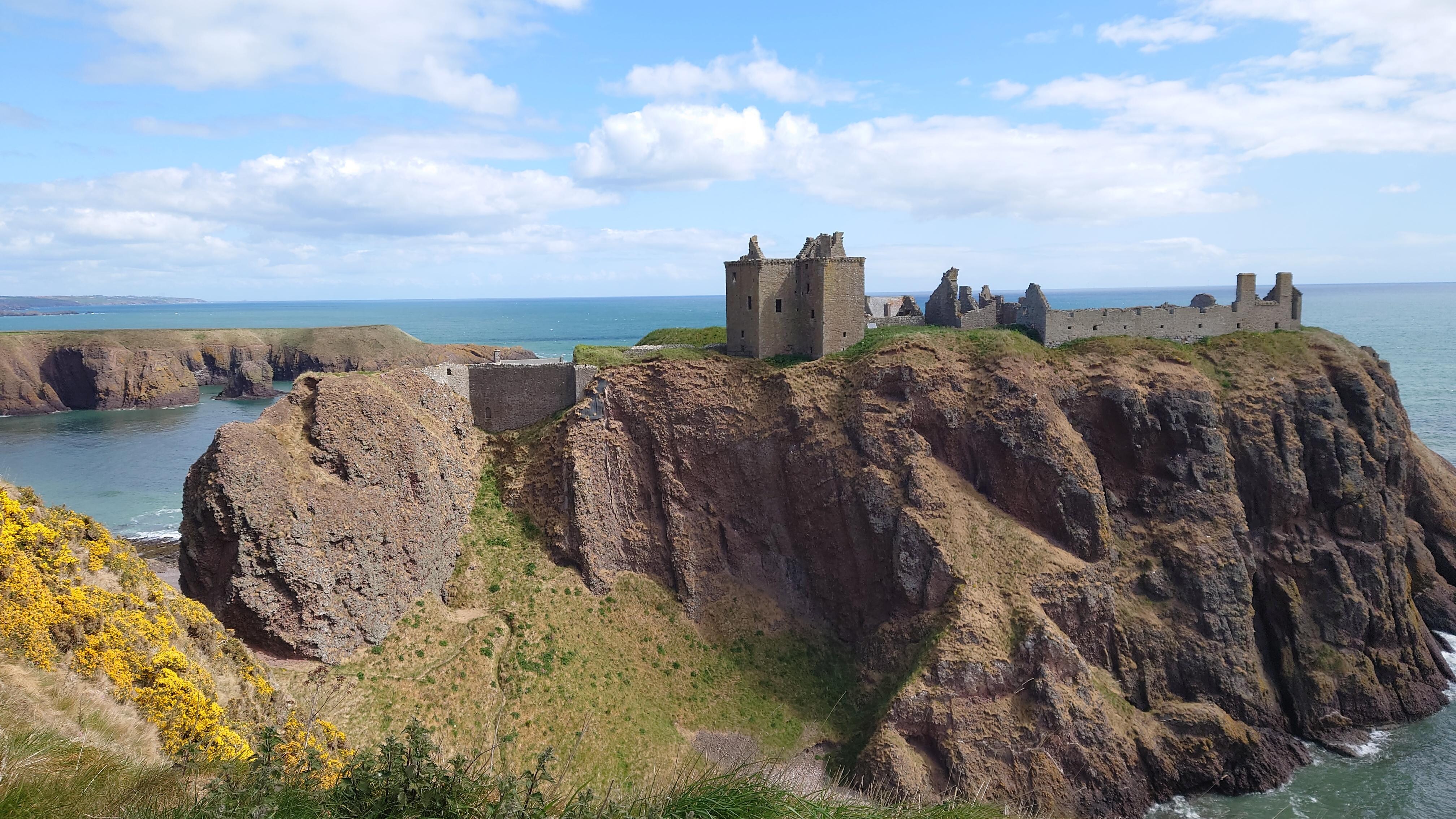 Visit to Dunnotar Castle just up the coast