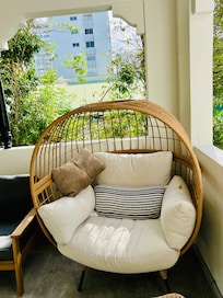 Shared balcony near Flamenco room