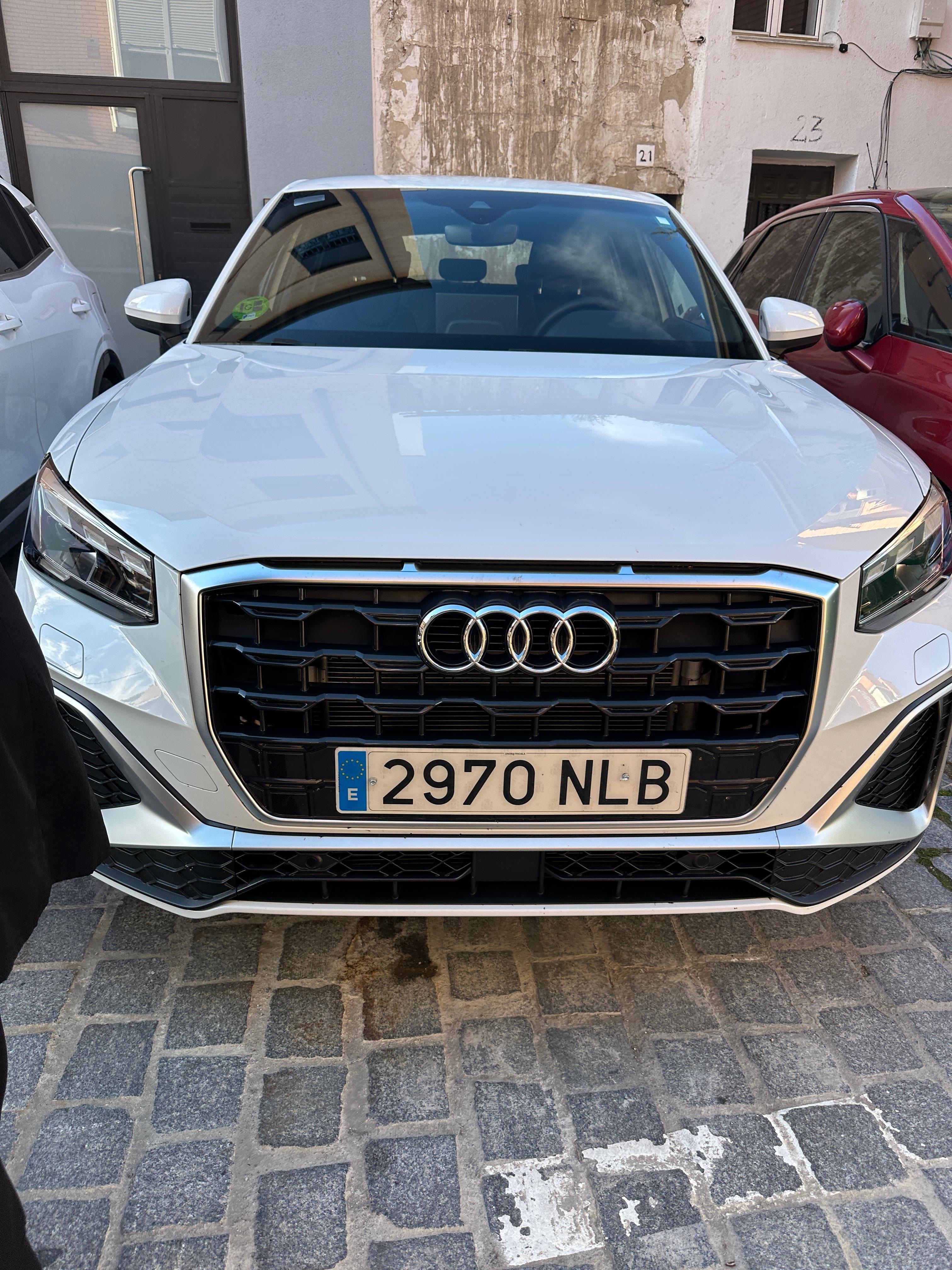 Lucky tight parking our first night!