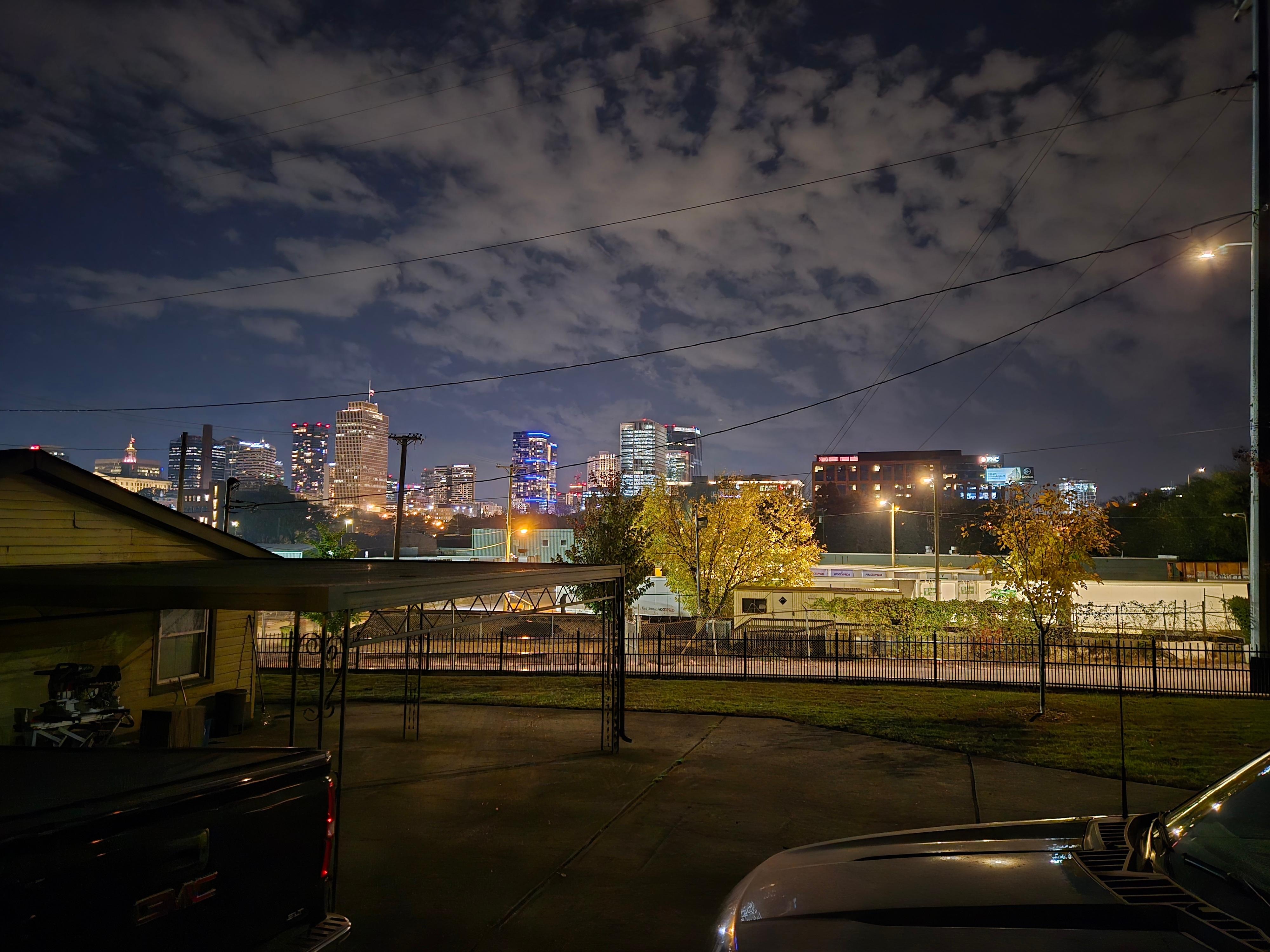 View of Nashville from the backyard. 