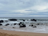 Great walk along golden sand beach