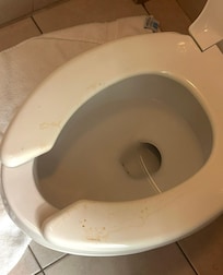 Dirty toilet