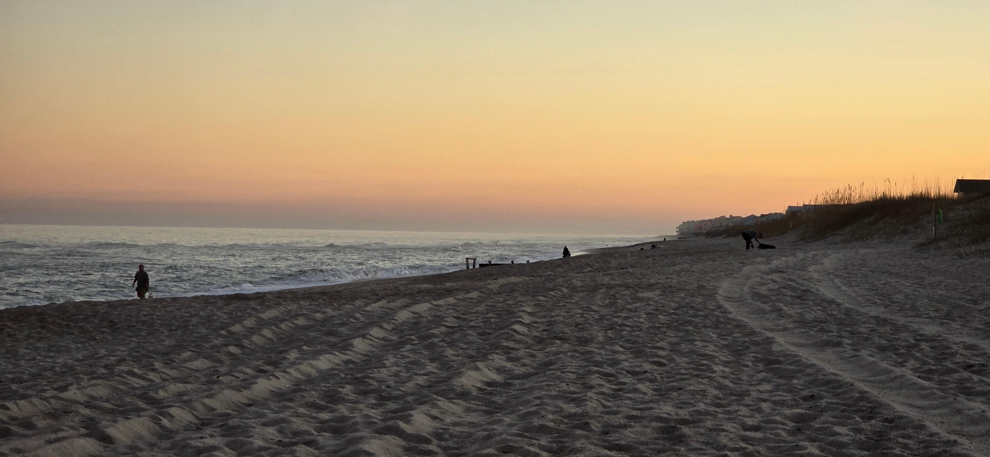 The beach.. to the South