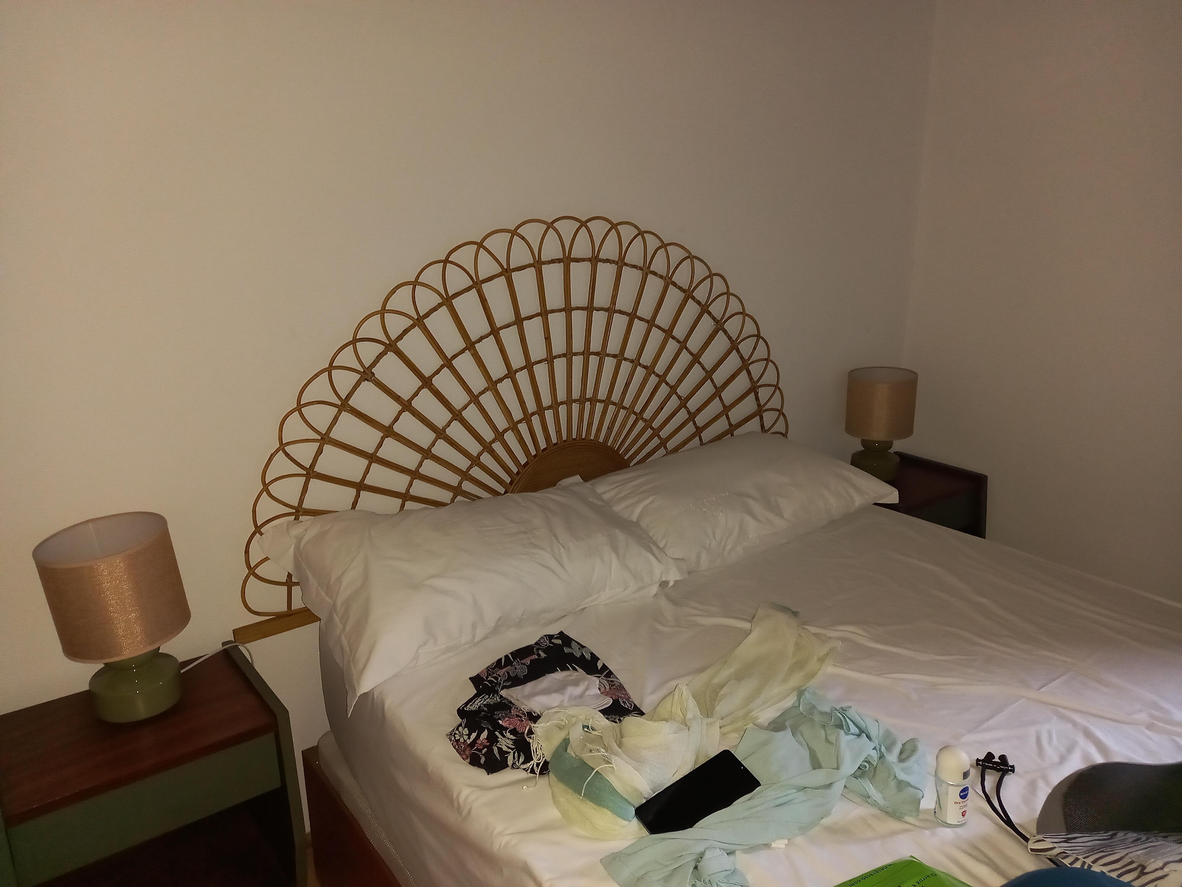 Quartos simples mas muito acolhedores