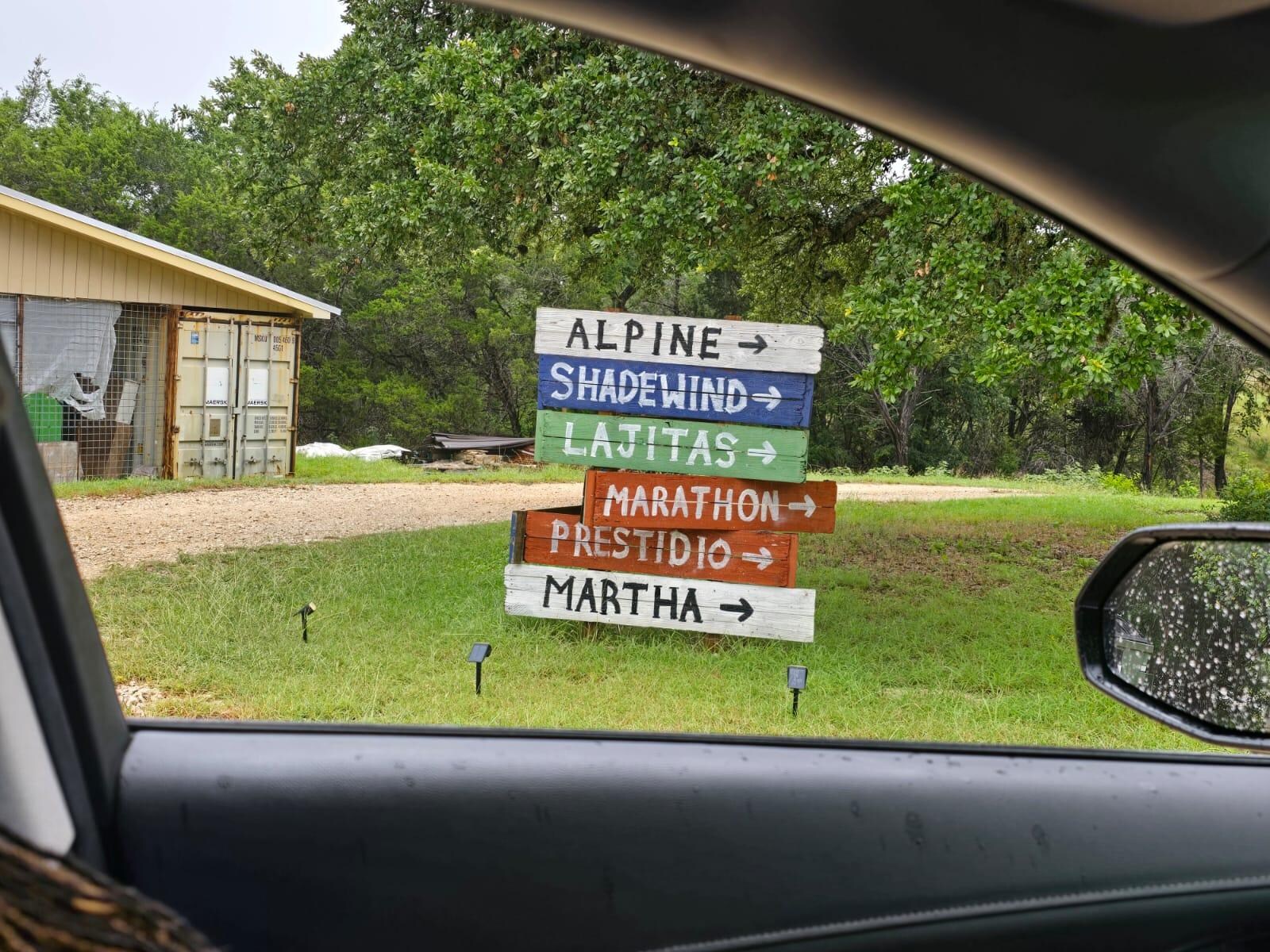 Entering the gate