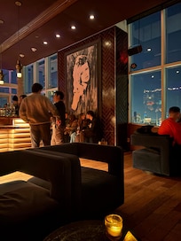 Chose this hotel because I brought my 22 yr old son for a mom & son weekend and this hotel has a swanky rooftop bar