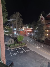 View from the 3rd floor level around the corner from our room. Gatlinburg downtown is about a 15 minute walk.