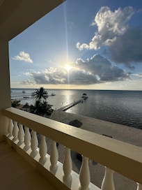 View from our balcony.