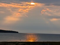 View of the sunset from the property