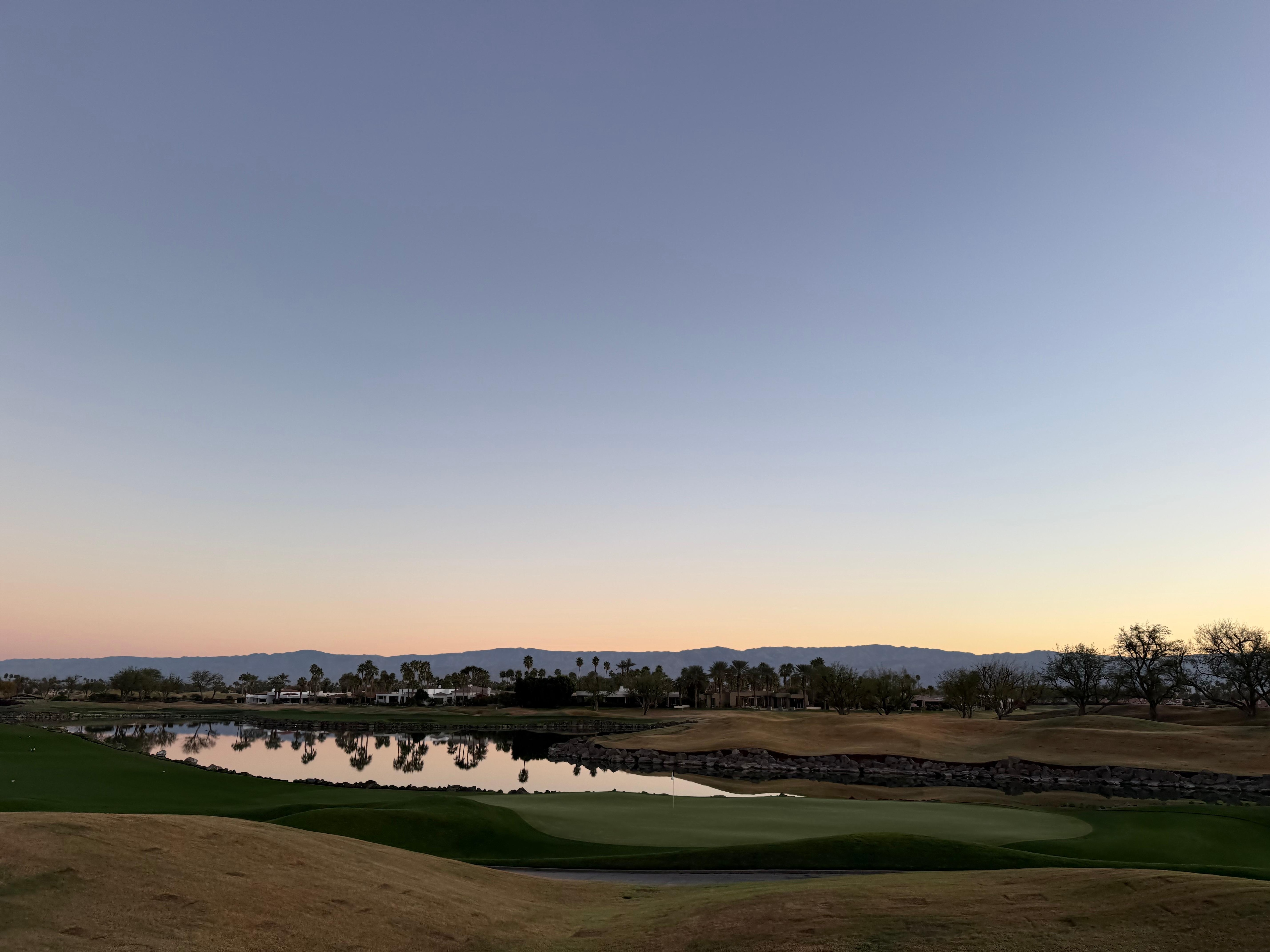 View from back deck. Gorgeous overlooking Stadium Course 18 green.