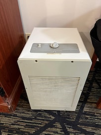 Dehumidifier fan running due to the smell of mold & dampness