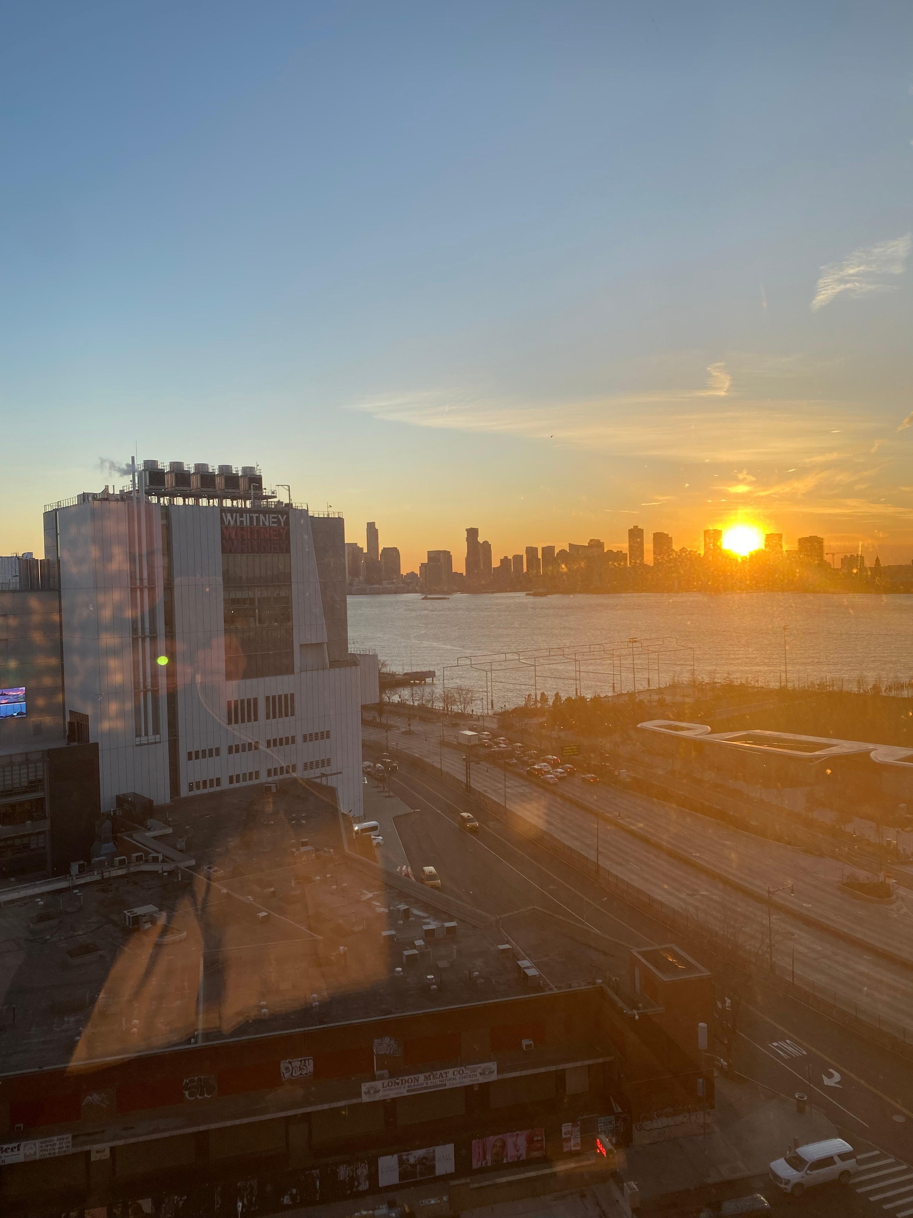 View of Hudson river