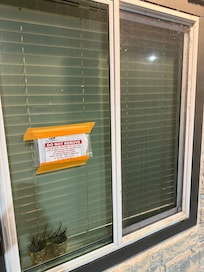 Lobby Check in office window exterior
