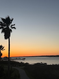 Sunset from the balcony of the Lagoon!
