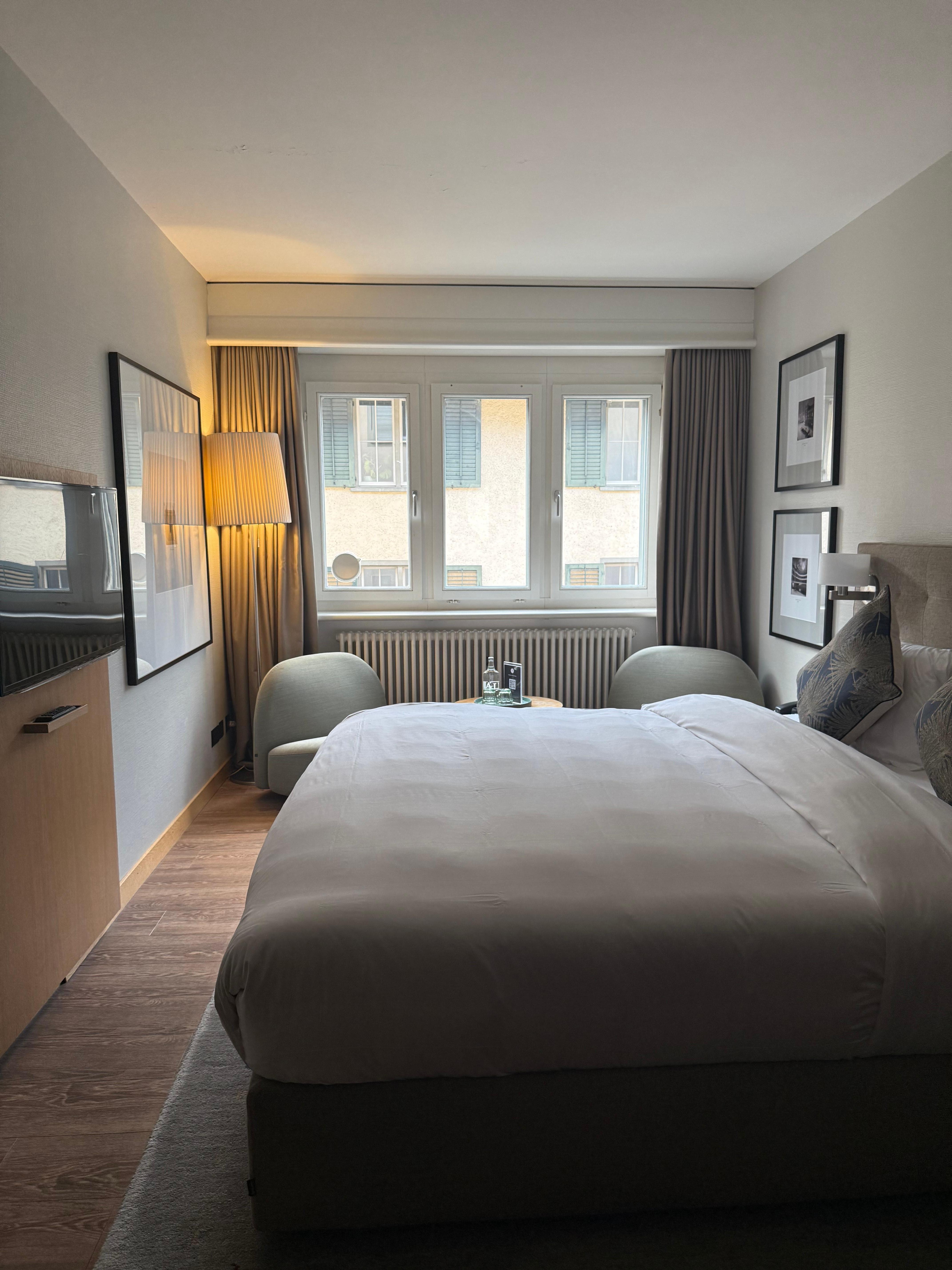 Comfortable bed and room