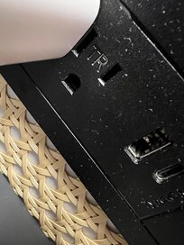 USB ports are hollowed out and non functional