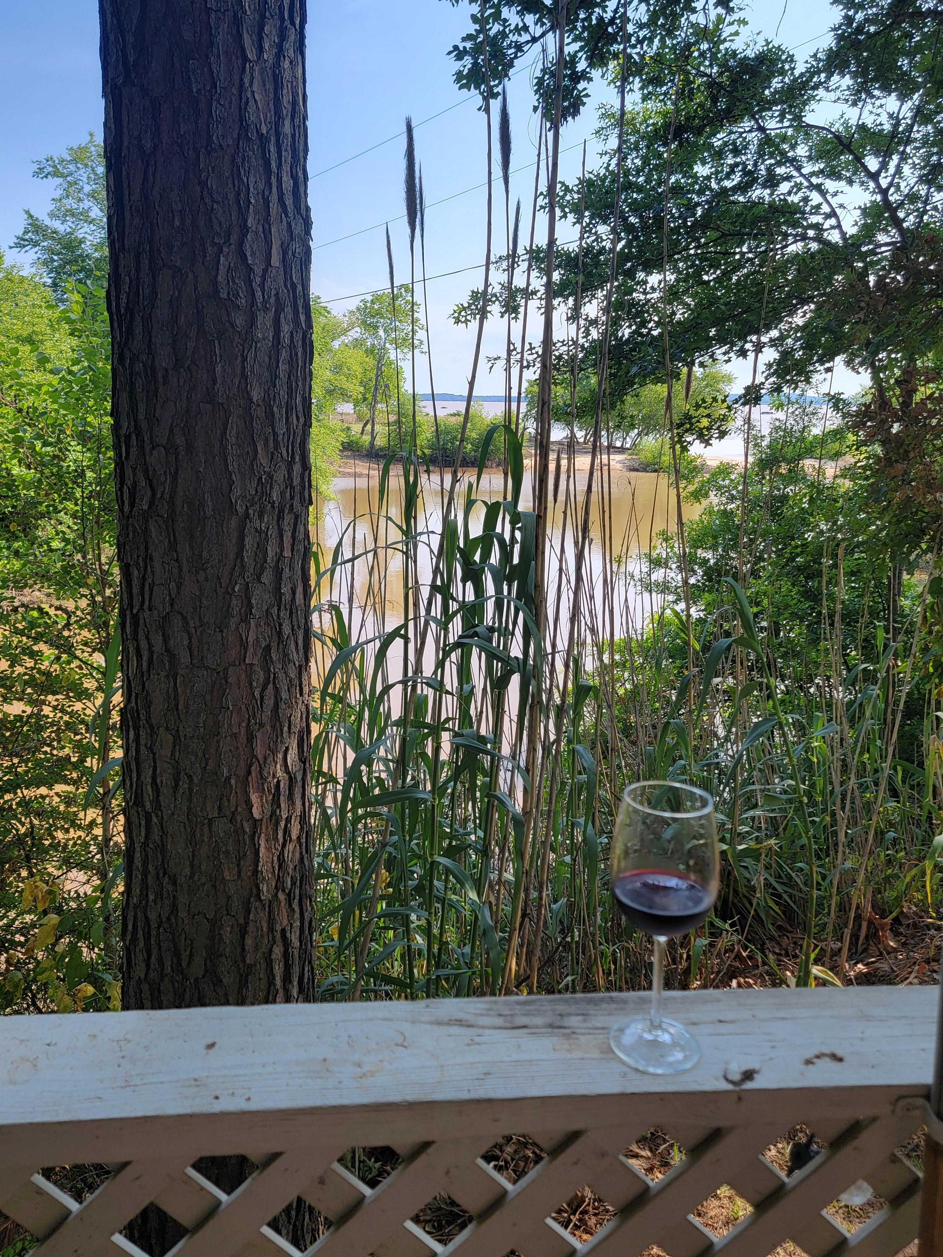 View from the deck - so peaceful!