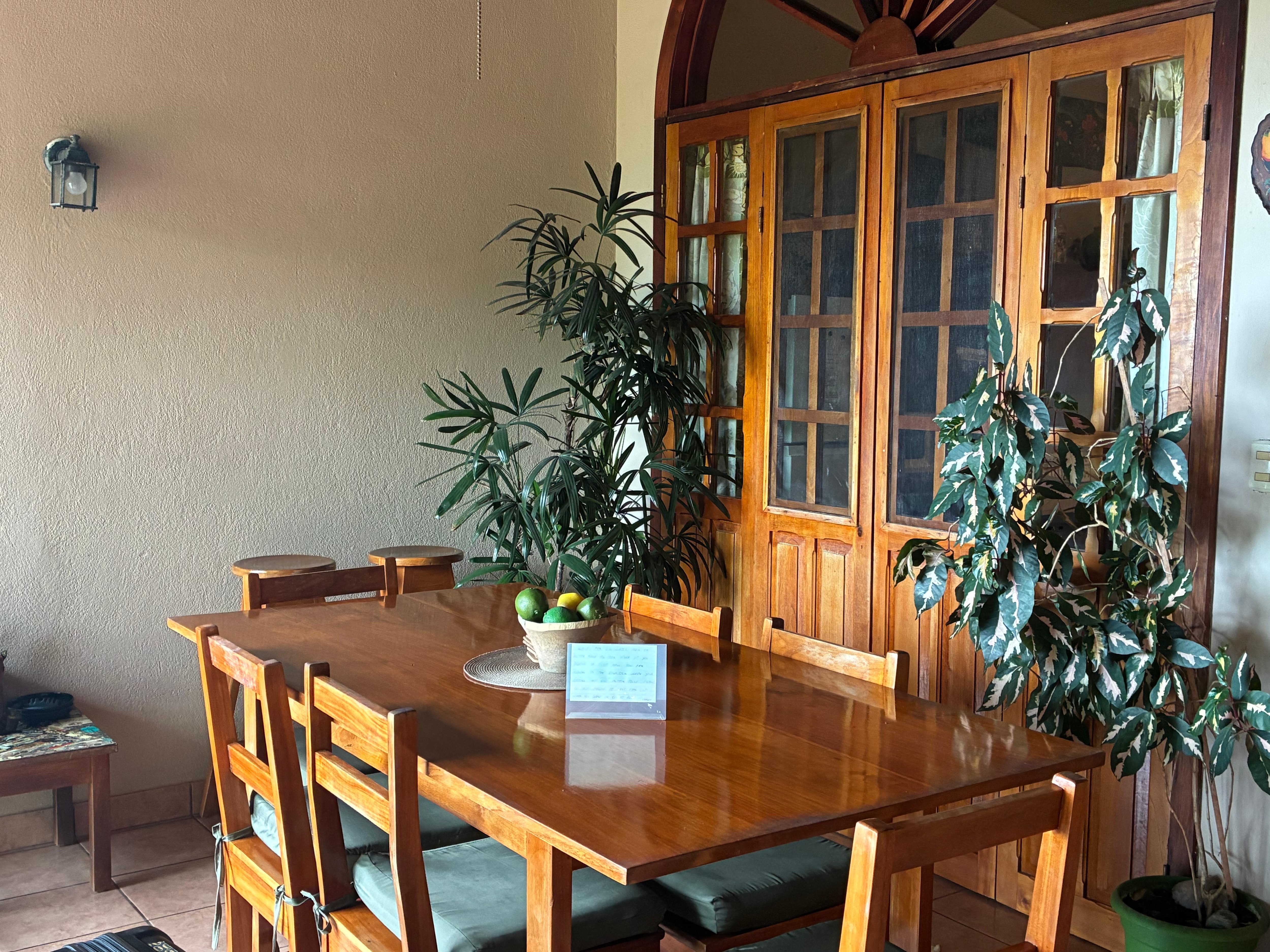 Huge balcony… there is also a beautiful hammock