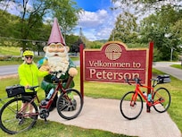 A rest stop in Peterson along the Root River Trail.