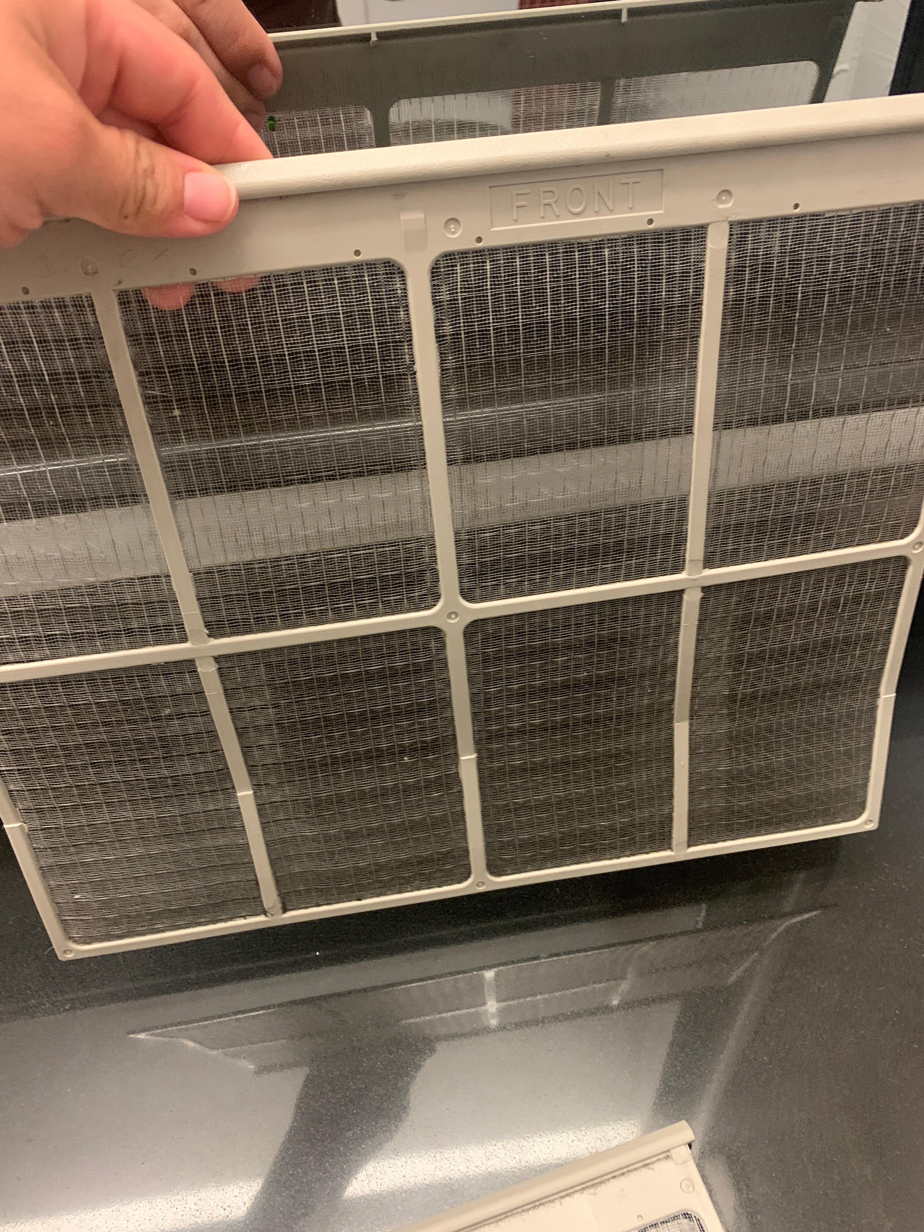 Definitely improved airflow after I cleaned it. Still had a smell but not as stuffy. 