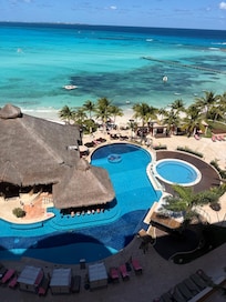 View from the room - swimming pool