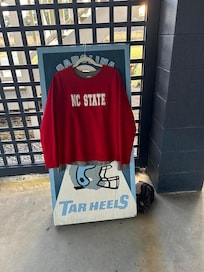 We had a little rivalry going on🏈