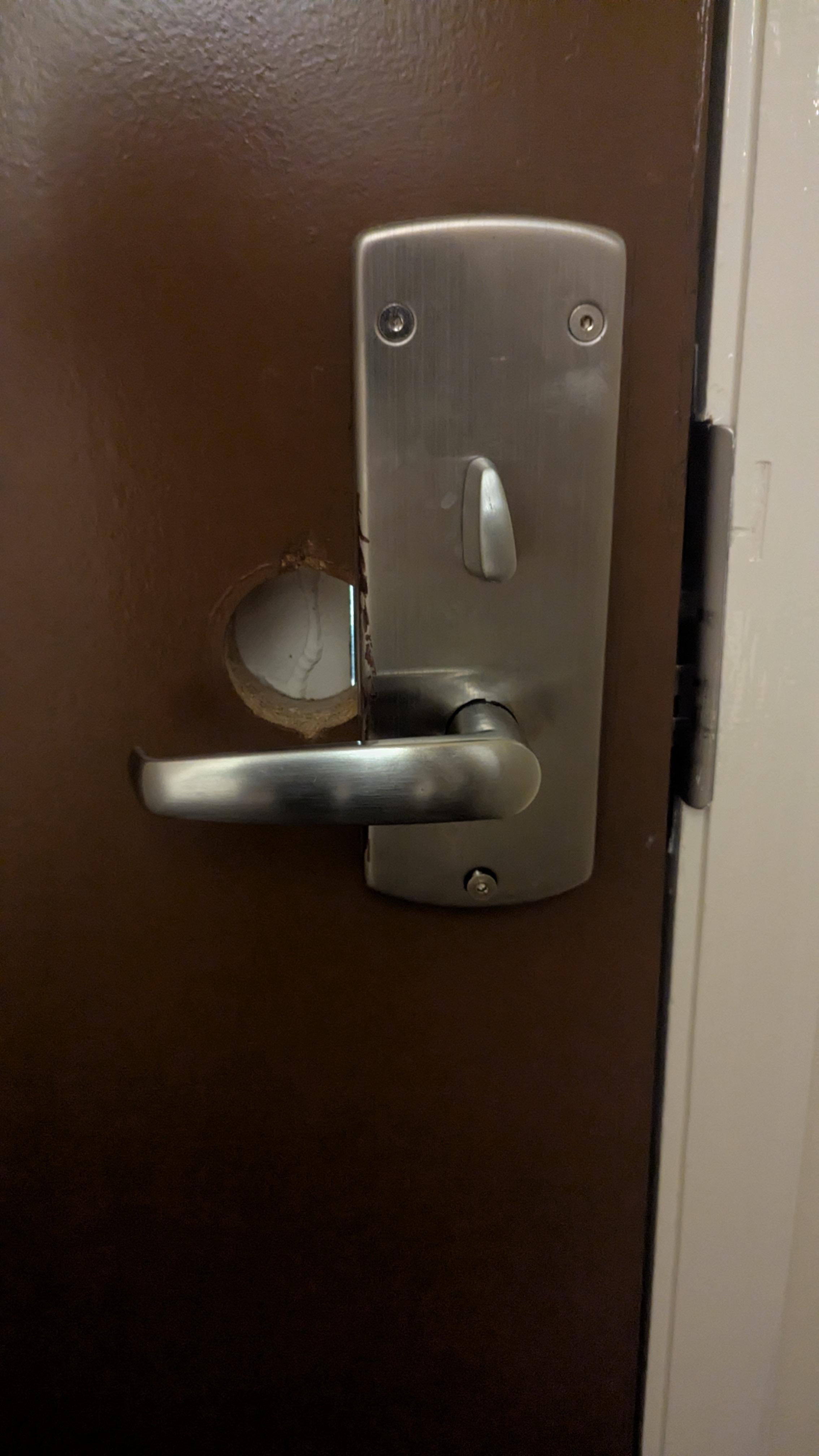 What is this hole in the door