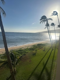 Sunset from the lanai.