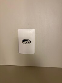 Chipped dirty toilet