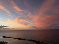 Sun set from our room.