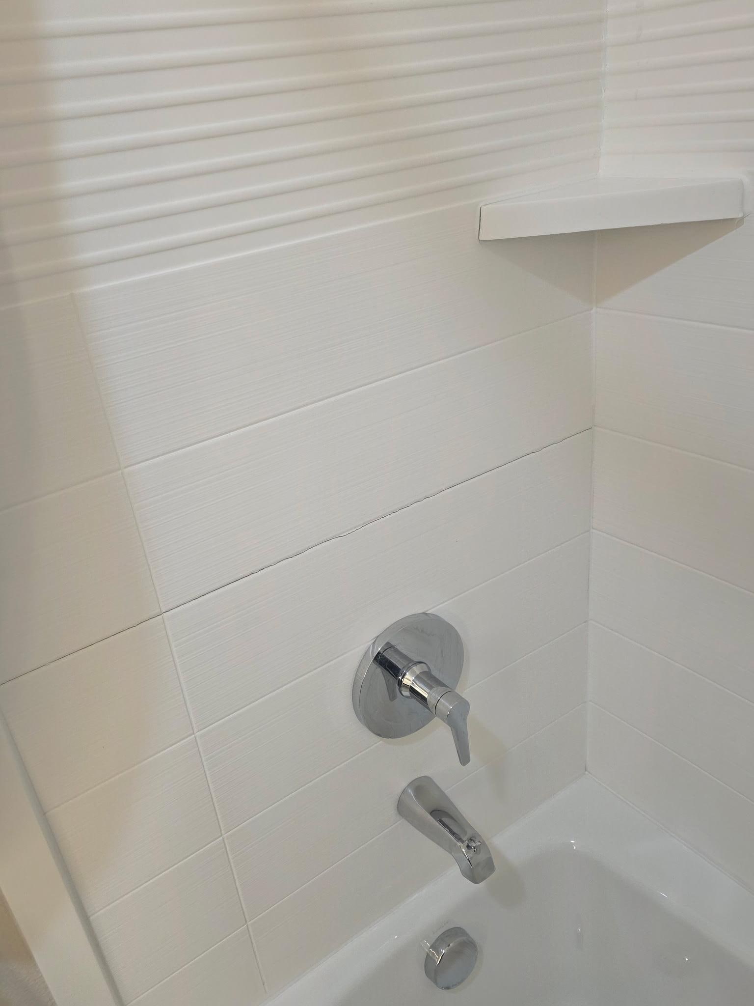 The photo they sent saying I damaged the wall