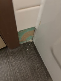 Entrance and exit for roaches