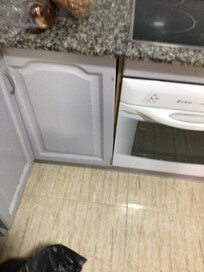 Broken kitchen unit