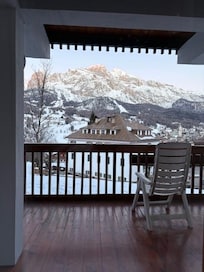 Morning view from condo balcony