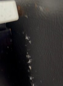 This was dirt on the refrigerator