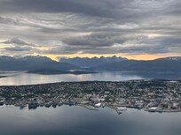 View from top of Fjellheisen Tram