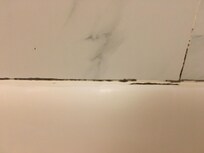 Grout dirty and broken