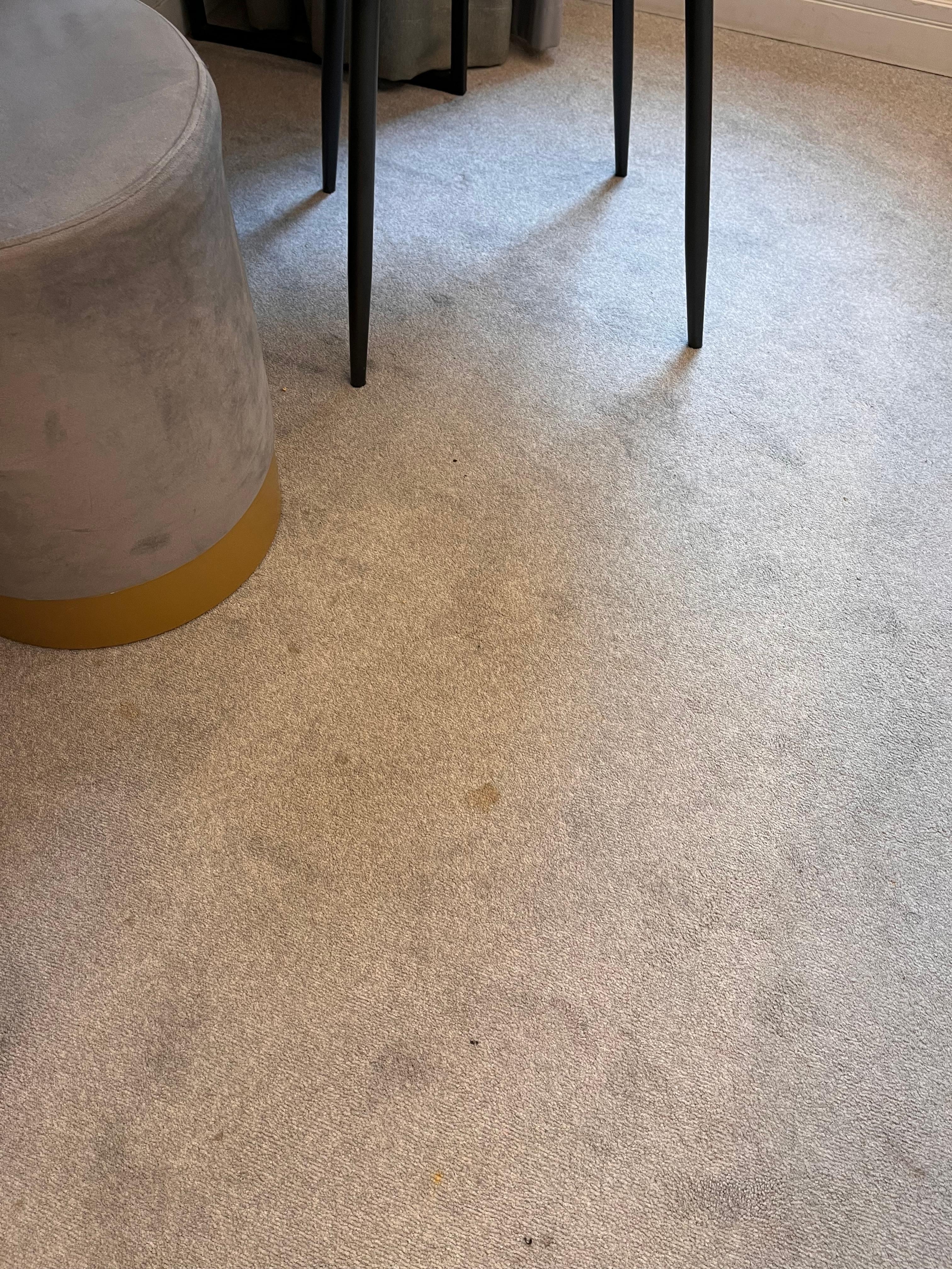 Tâches moquette chambre 