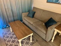 Couch was comfortable for watching TV