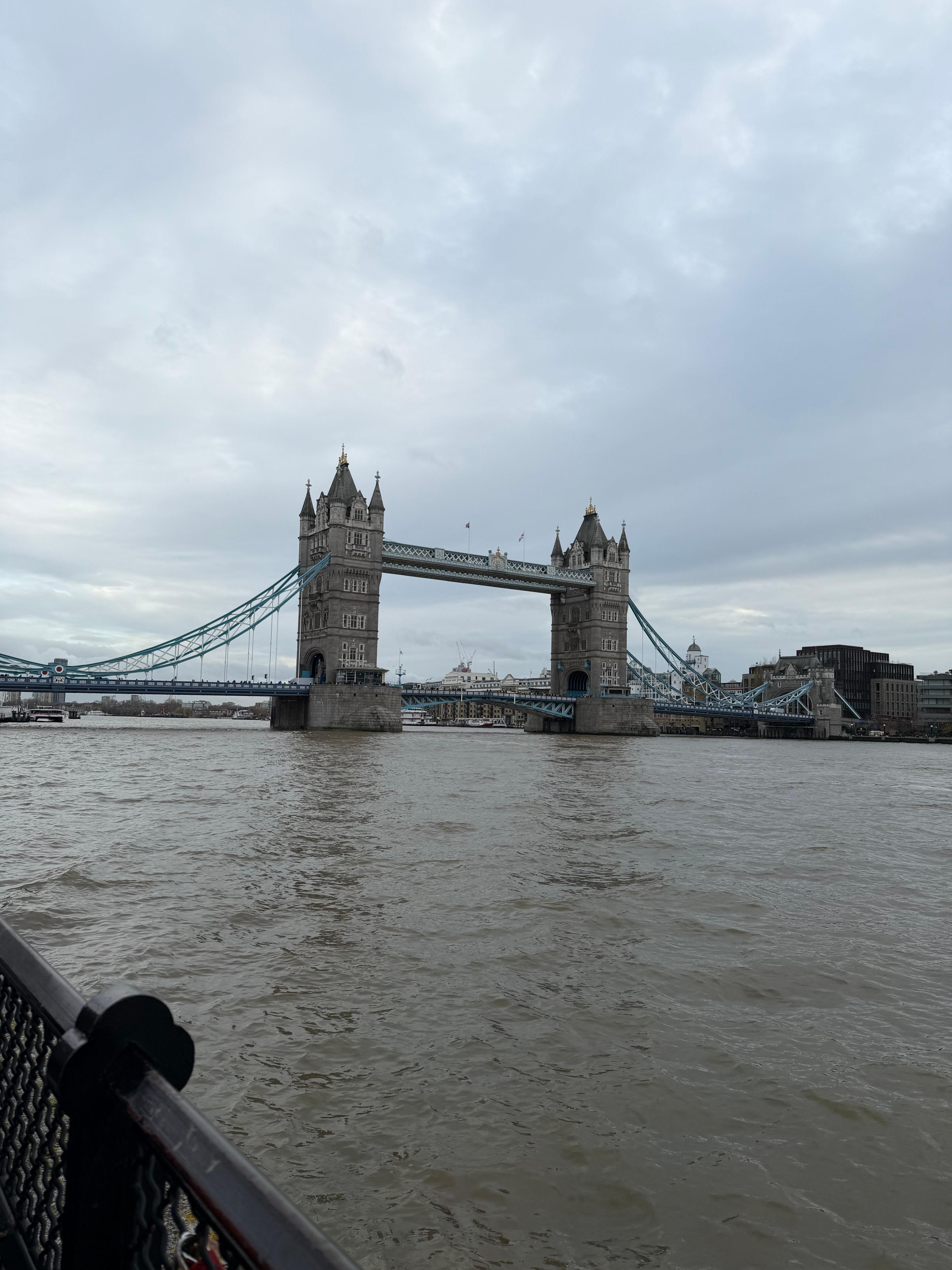 Tower Bridge is a 3-minute walk away