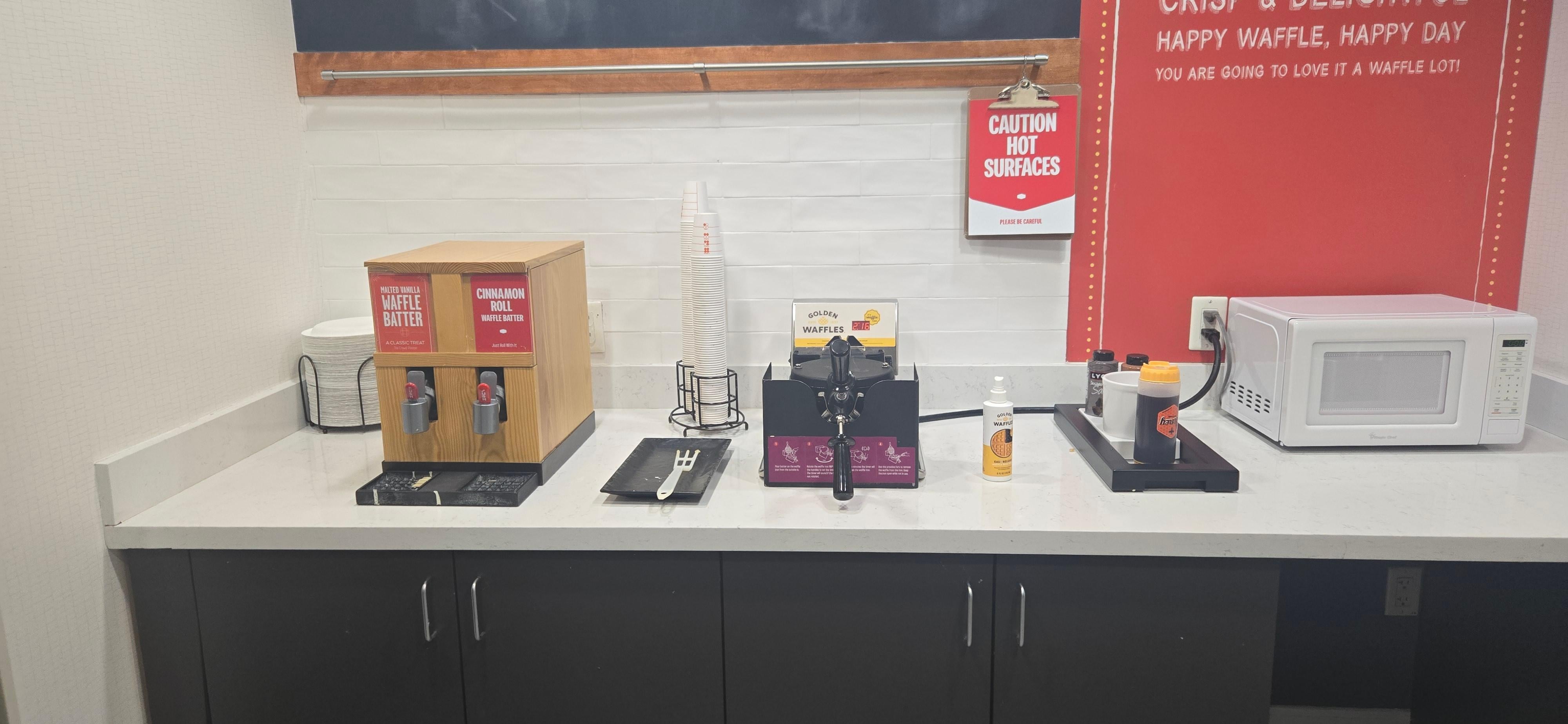 Waffle and cinnamon Station 