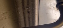 dust on vanity light and mirror
