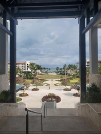 Lush tropical grounds