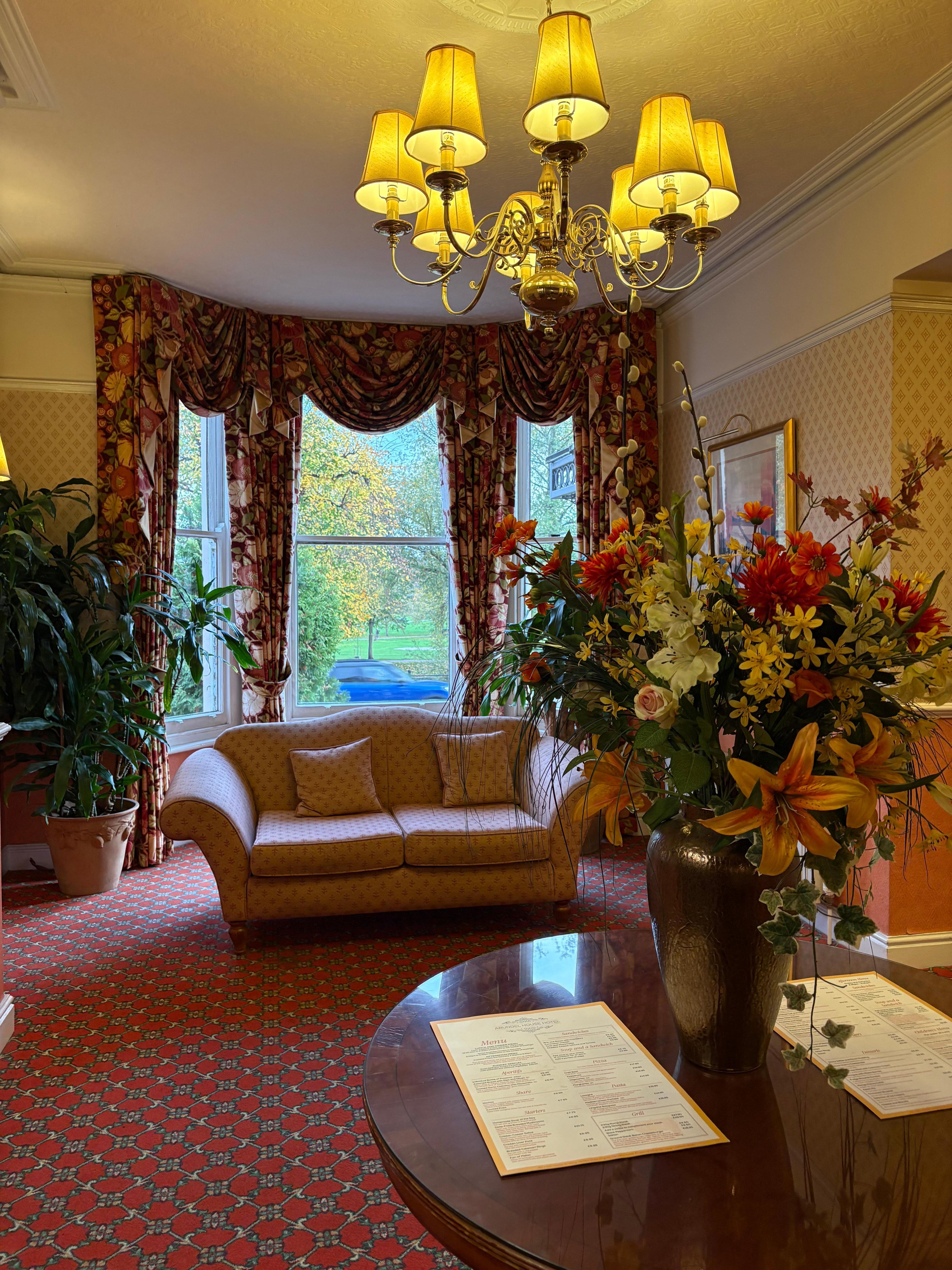 Hotel reception area