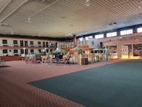 Interior, looking towards the pool.