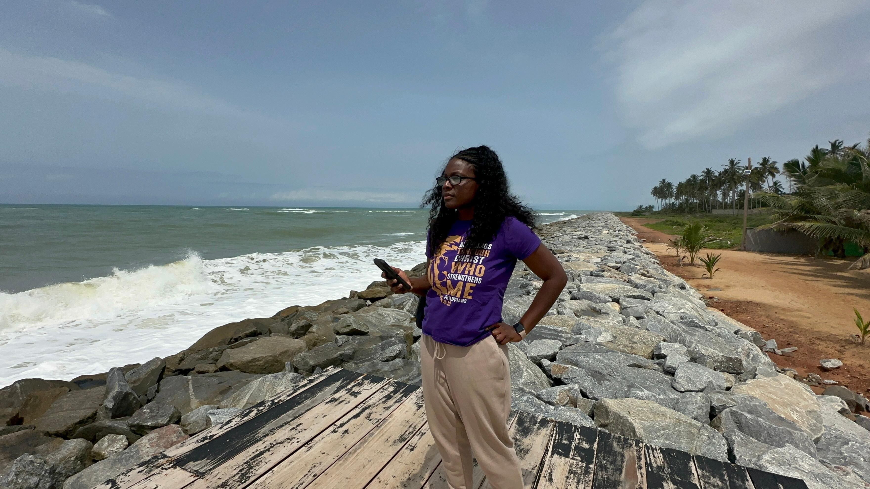 Taking in the ocean breeze at the Lemon Beach Resort 