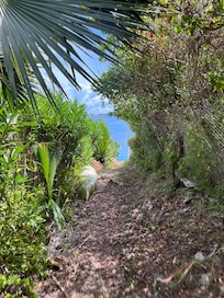 Easy walk to the dock